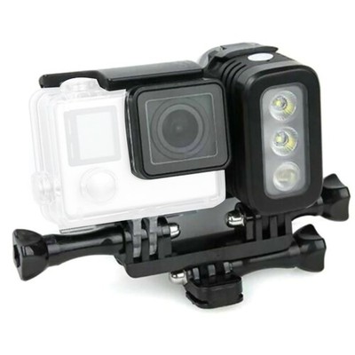 30M Waterproof Diving LED Light Kit For GoPro Hero 10/9/8/7/6/5 Action Camera r