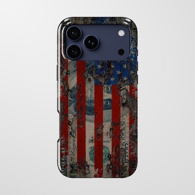 iPhone 17 Tough Case MagSafe Case For Apple iPhone 14-17 Series US Flag X Dollar
