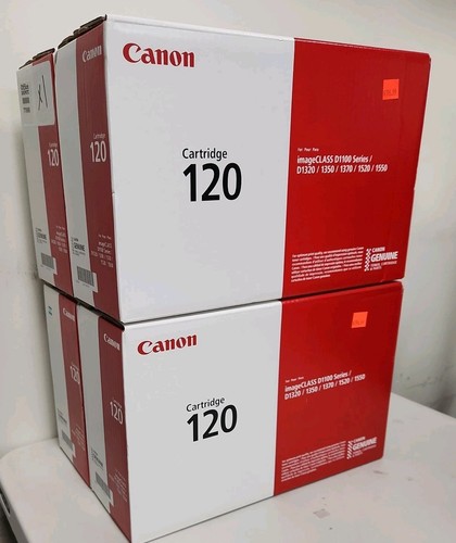4 Stück - Canon 120 schwarze Tonerkassette ImageClass D1100 Serie