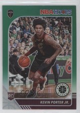 2019-20 Panini NBA Hoops Premium Stock Green Prizm Kevin Porter Jr #225 6ns