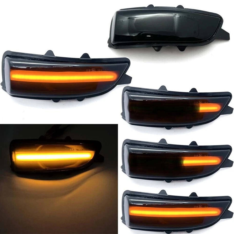 2X Luz LED dinámica intermitente para Volvo C30 C70 S40 S60 V40 V50 V70 2008-2010 Foto 3 de 4