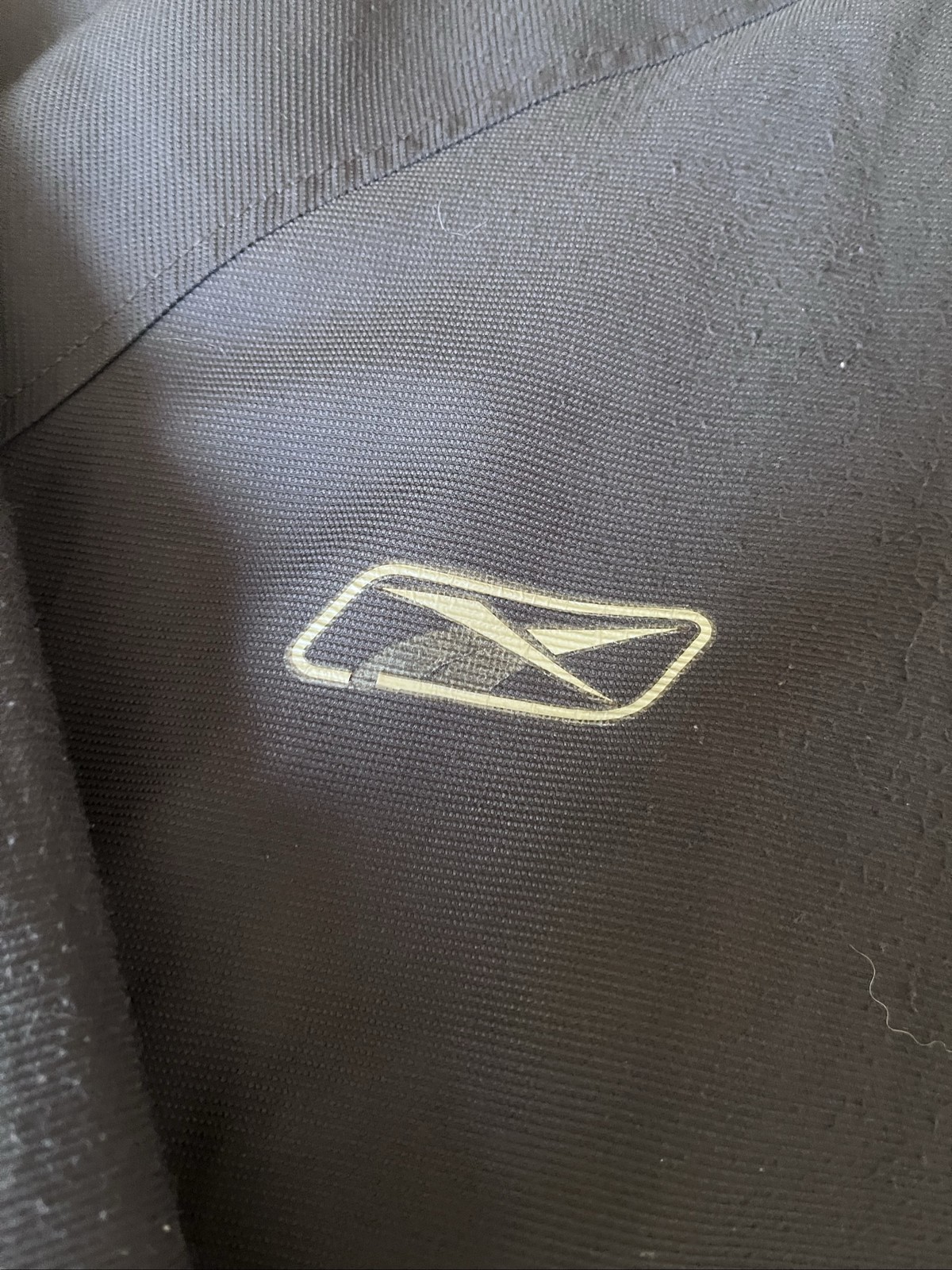 Reebok Black Vector Equipment Men's Track Jacket Medium Reflective Detail image 2