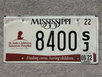 2022  Base MISSISSIPPI LICENSE Graphic * St. Jude s Children s Research Hospital