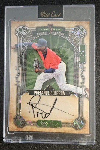 2023 Wild Card Prelander Berroa 5 Card Draw Auto /3