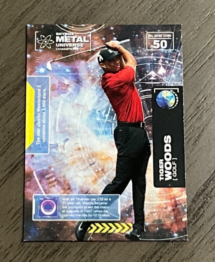 2021 Skybox Metal Universe Champions - Tiger Woods #50 | eBay