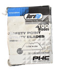 PHC DuraTip Safety Point Utility Blades SPS-92 .025" 100 Pack Handy Cutter