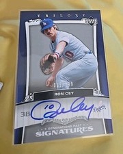 2005 Upper Deck Generations Past Signatures Ron Cey autograph auto 69/199 LA