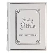 KJV Holy Bible, Classically Illustrated Heirloom Family Bible, Faux Leather
