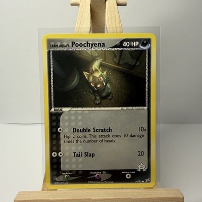 Team Aqua's Poochyena 54/95 EX Team Magma vs Team Aqua Pokemon TCG
