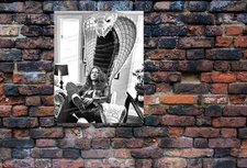 Whitesnake band David Coverdale photo poster 16” x 20” cool AF  the snake chair