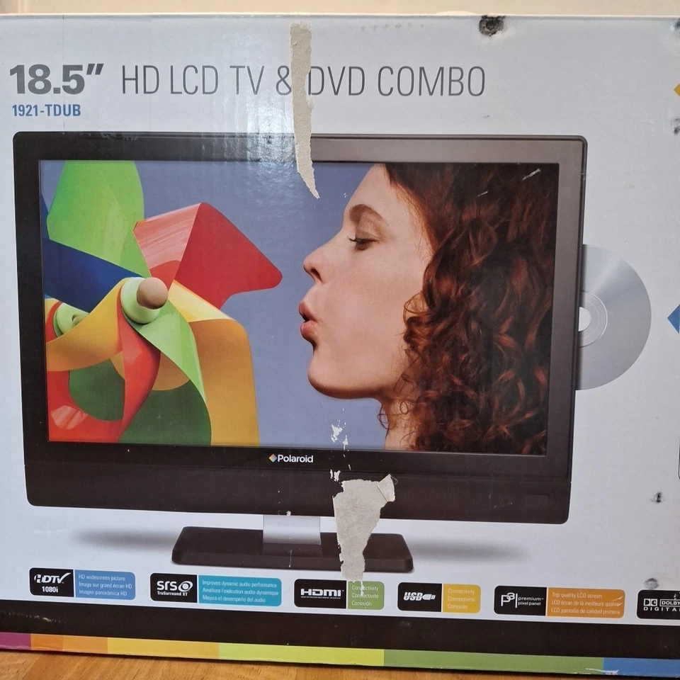 Polaroid 1921-TDUB 18.5" 720p HD LCD Television w built in DVD player Open Box - Image 4 of 4