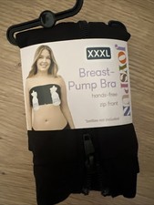 Joyspun Women's Maternity Hands-Free Nursing Pumping Bandeau Bra, Size XXXL