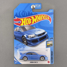 Hot Wheels Honda Civic Si Blue Factory Fresh 310 63250 2021 Hot Wheels Honda Civic Si Blue Factory Fresh 310 63250 2021