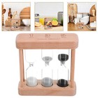 Wooden Sand Timer Creative 1/3/5 Minute Wooden Sand Glass Timer Clock 