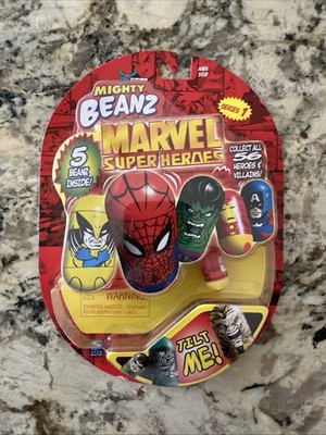 Moose's Mighty Beanz Marvel Super Heroes Series 1 5 Beanz Beans Spin Master 2003