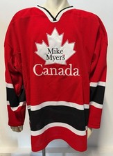 Maillot de hockey Mike Myers équipe Canada tricot athlétique objet probablement promotionnel