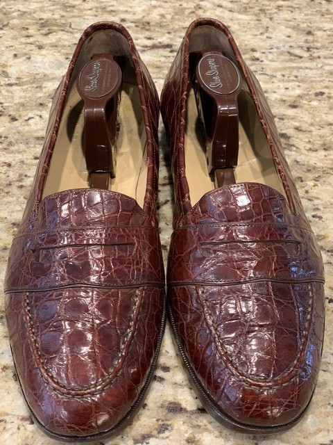 cole haan alligator loafers