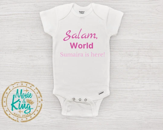 Monogram 2025 baby onesie