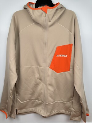 Adidas TERREX XPERIOR POLAR FLEECE FULL ZIP HOODED JACKET Mens