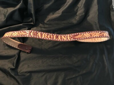 Western Leather Belt 1 1/2 display picture 2