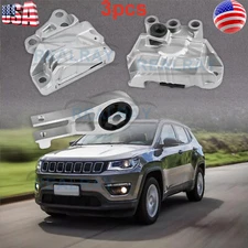 Fits 2015-2018 Jeep Renegade 2.4L Engine Motor & Transmission Mount Set 3pc