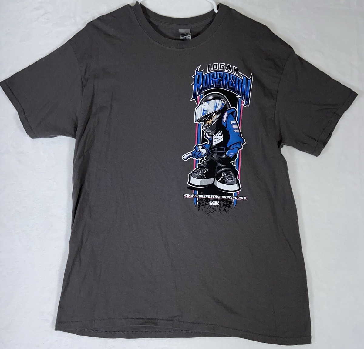 Logan Roberson Racing Tshirt Large Waynesboro VA Crate Late Thugg