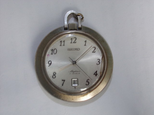 seiko mechanical pocket watch