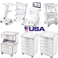 7 Type Dental Medical Tools Cart Instrument Trolley /Cabinet Drawer Power Socket
