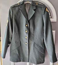 U.S. Military Uniform Men s Coat Green Dress Jacket 36" Chest By 28" Long read