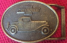 Vintage Chevrolet Certified Technician Large Belt Buckle RARE RJR