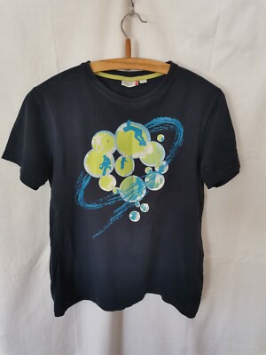 NKD T-Shirt Kinder Dunkelblau mit Muster /Bild  Gebraucht Größe 152 