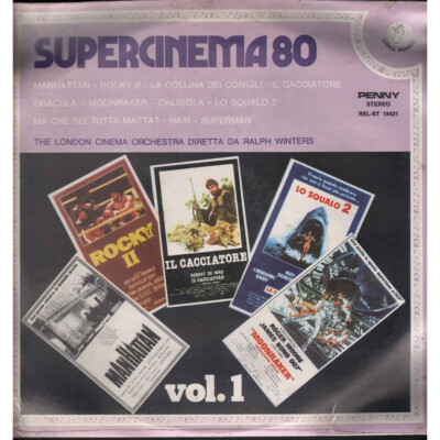 The London Cinema Orchestra / Ralph Winters  lp Supercinema 80 Vol.1 Sigillato