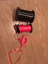 3 rolki wstążki Prezent Pakiet prezentowy Wstążka czarna, czerwona i pomarańczowa