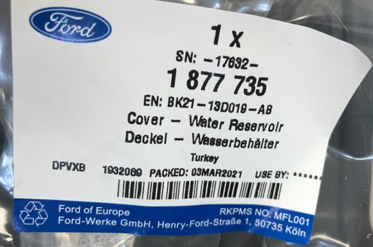 Genuine Ford Transit TTG/TTS Shield (Nordex Plant Build) 1877735  