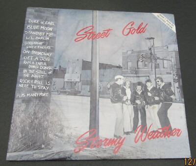 1978 Magic Moments Records STORMY WEATHER Street Gold Album DOO WOP SEALED Look
