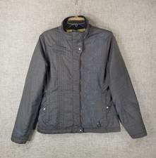 Isis Thermolite Insulated Jacket Blue Embroidery On Gray Women's 10 Cute!