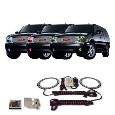 RGB Multi Color IR Fog Light Halo kit for GMC Yukon 01-06
