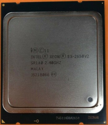 Intel Xeon E5-2658 v2 3.0GHz SR1A0 10 Core 22nm 8GT/s 25MB L3 Cache ...