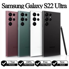 New Samsung Galaxy S22 Ultra 5G 128/256/512GB SM-S908U GSM CDMA Factory Unlocked