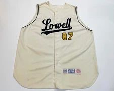 Vintage Stall & Dean 1998 Lowell #45 Baseball Vest Game Jersey Sz 50 USA Sewn
