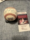 Carl Yastrzemski Boston Red Sox Signed Hall of Fame Logo Baseball w/HOF 89 JSA