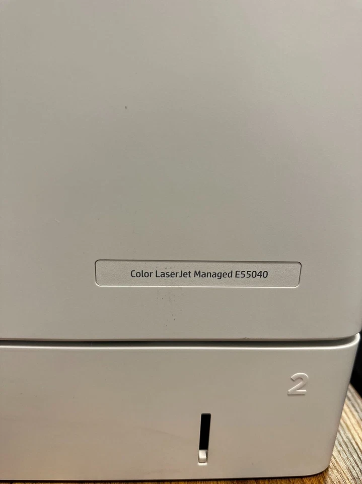 HP Color LaserJet Managed E55040DN 40ppm Laser Printer Duplex with Toner Tested - Image 4 of 4