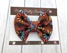 Hair Bows for Girls Baby Hair Bows Toddler Hair Bows Girls Hair Bows Fall 4" Bow