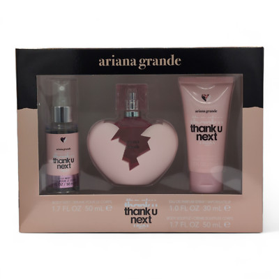 Ariana Grande Thank U Next Gift Set 1oz EDP +1. 7oz Body Mist +1.7oz Body Mist
