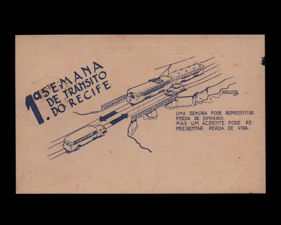 Fútbol Fútbol Brasil 1941 Accidente de tráfico - Recife PE Foto 4 de 4