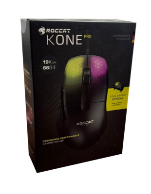 ROCCAT Kone Pro Wired Optical Gaming Mouse - Black
