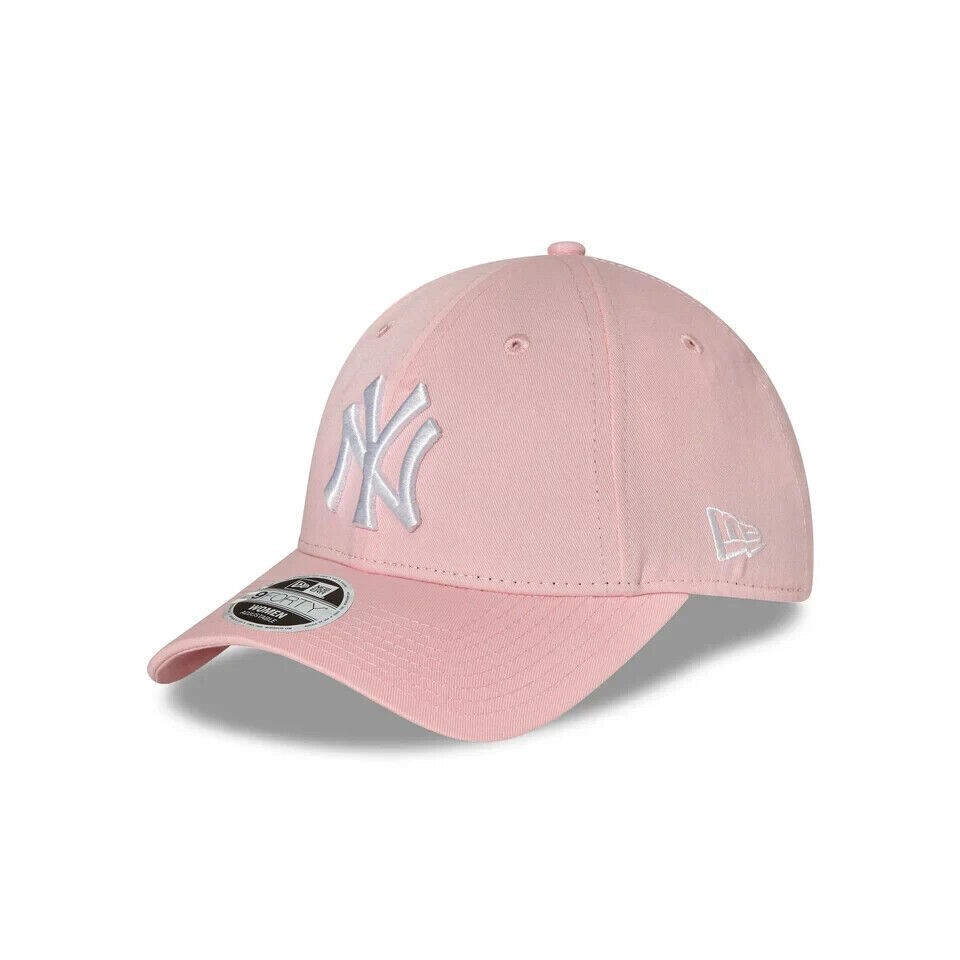 NEW New York Yankees Cap Women 9FORTY New Era Pink white embroidery