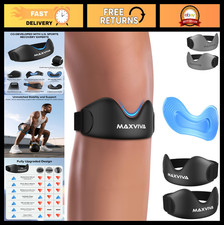 Knee Brace Support Strap 2 Pack for Men Women - Patella Band for Sports Pain