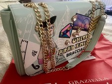 BORSA DONNA BRACCIALINI cartoline borsa a spalla ND multi B17086  366602