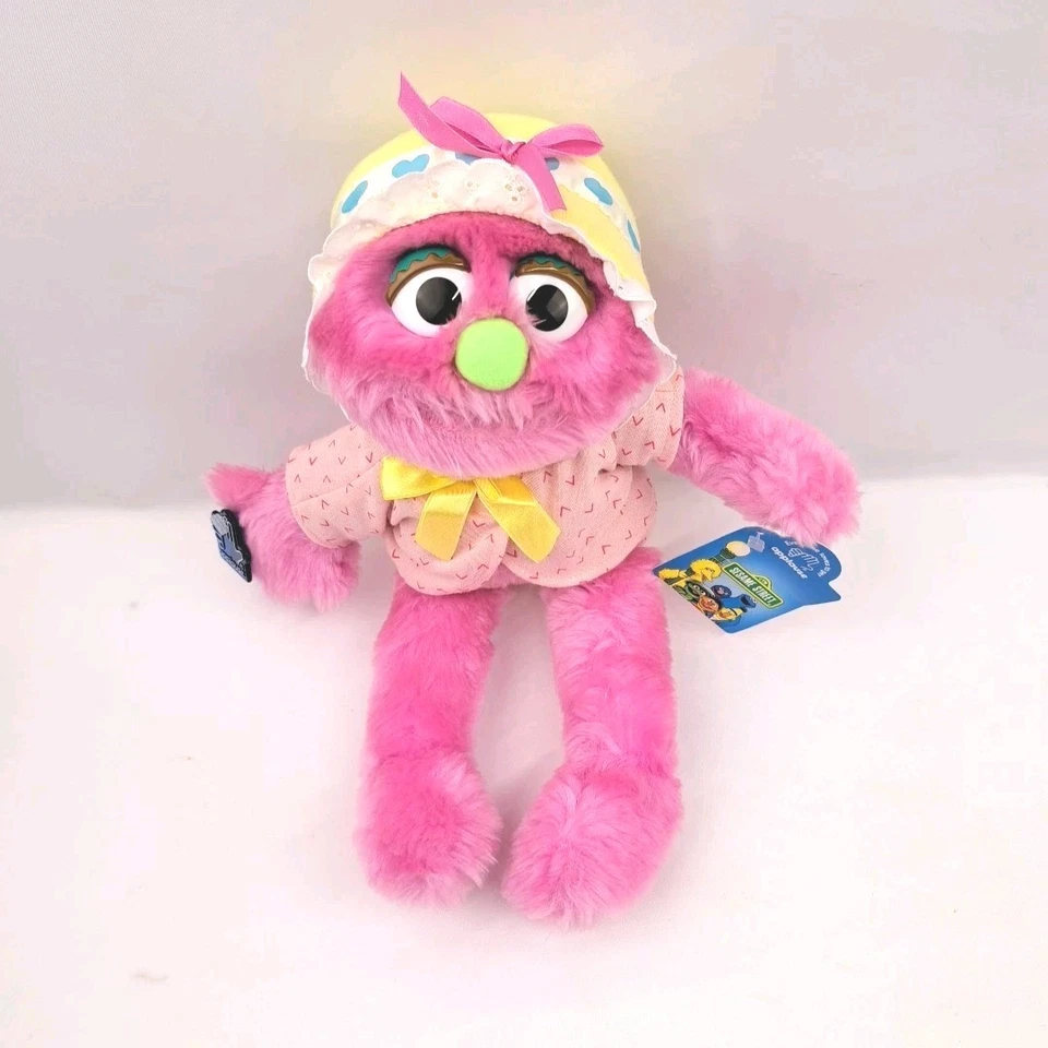 Vintage 1995 Sesame Street Baby Natasha Pink Plush Doll With Tags - Image 2 of 4
